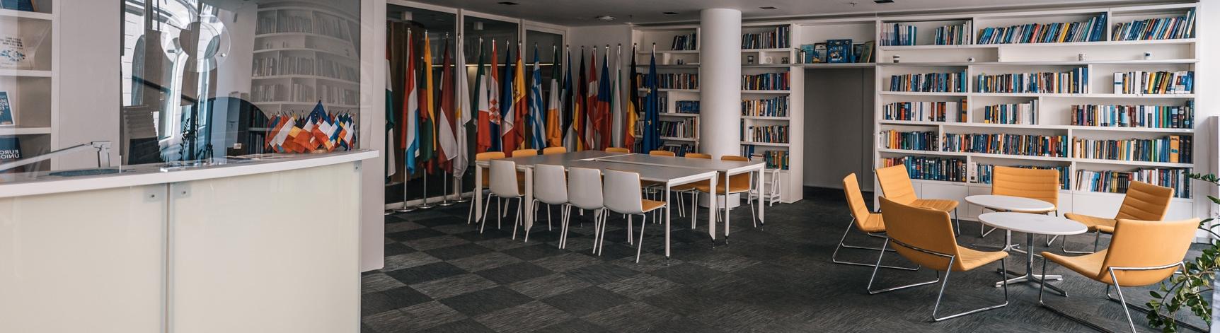 Europos informacijos centro interjeras (apkarpytas)