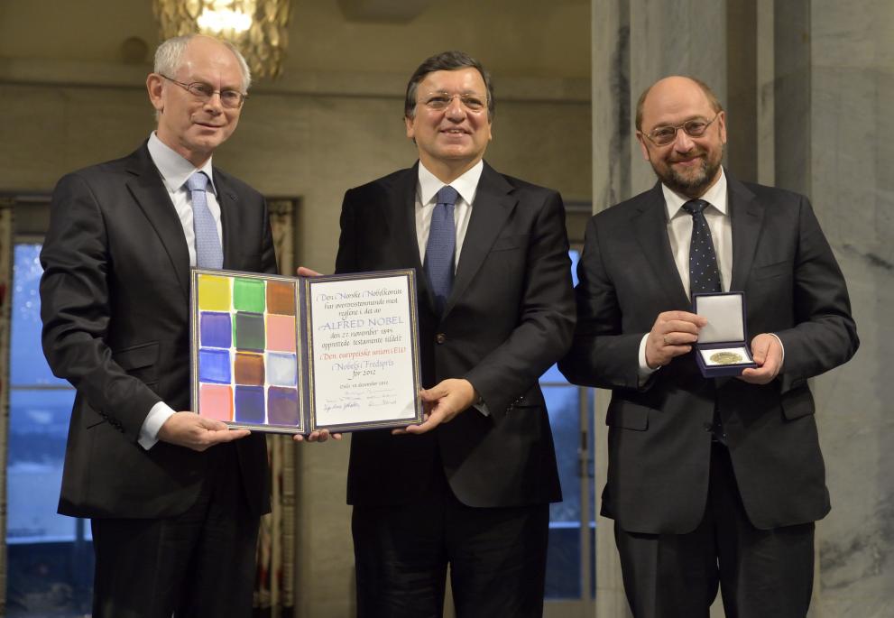 ES tampa Nobelio taikos premijos laureate, 2012 m. 