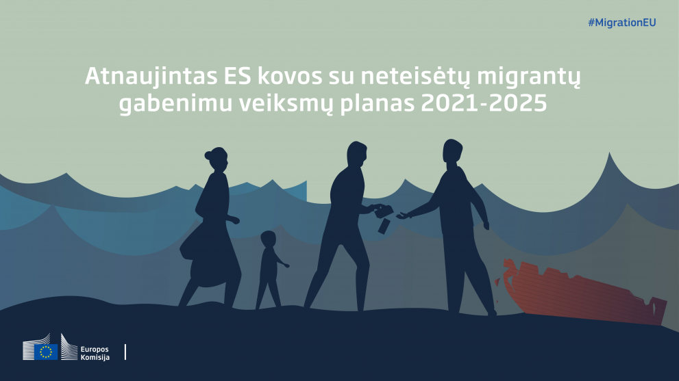 ES kovos su neteisėtu migrantų gabenimu veiksmų planas