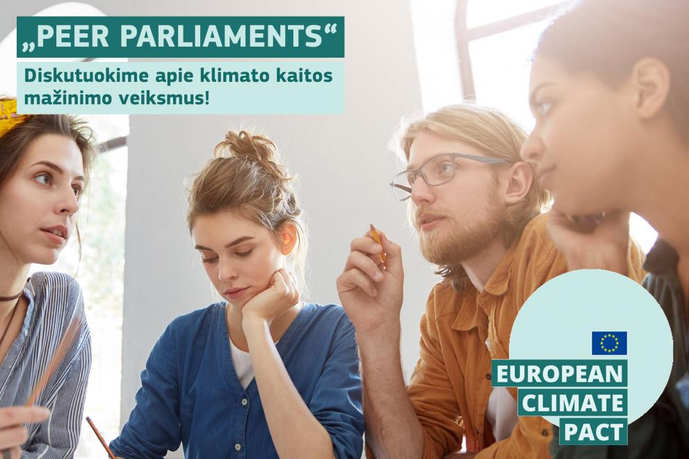 Europos klimato pakto inicijuojama „Peer Parliaments“ kampanija