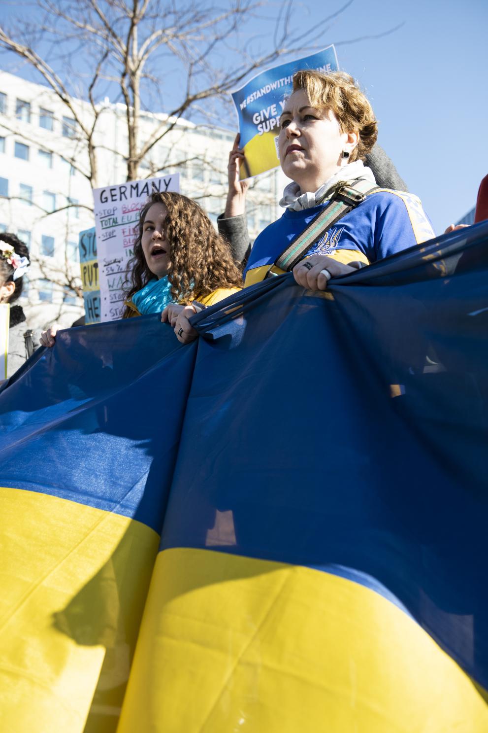 Ukrainos palaikymo akcija