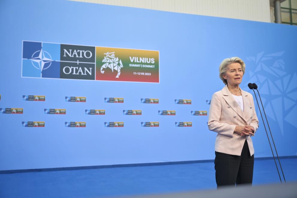 Ursula von der Leyen, NATO Summit Vilnius