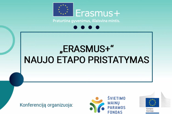 Erasmus+ naujo etapo pristatymo video viršelis